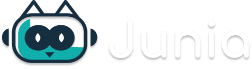 Logo of a robot cat | Junia.ai